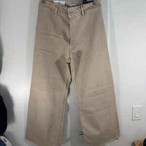 ZARA “The Marine Straight” jeans — Stone Grey — EU 42 / US 10 — NWT